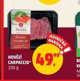 HOVĚZÍ CARPACCIO