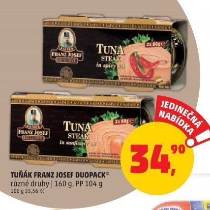 TUŇÁK FRANZ JOSEF DUOPACK