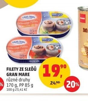 FILETY ZE SLEĎŮ GRAN MARE různé druhy