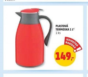 PLASTOVÁ TERMOSKA 1 L