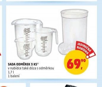 SADA ODMĚREK 3 KS