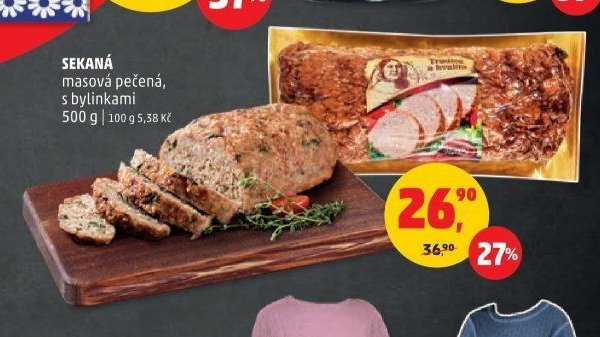 SEKANÁ masová pečená, s bylinkami 500 g