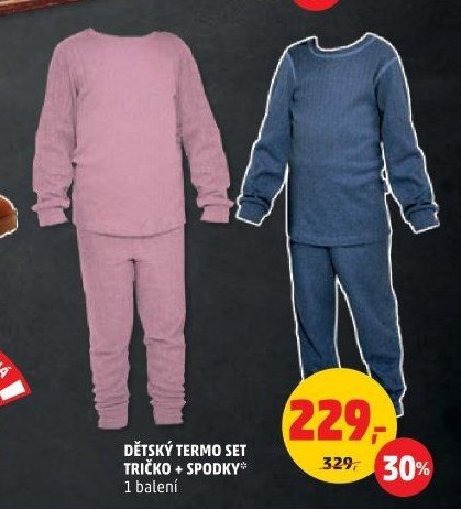 DĚTSKÝ TERMO SET TRIČKO + SPODKY