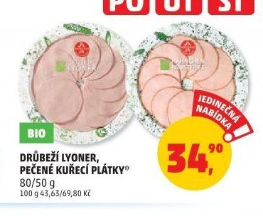 Drůbeží Lyon, pečené kuřecí plátky