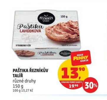 Paštika Řezníkův talíř