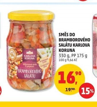 Směs do bramborového salátu Karlova Koruna