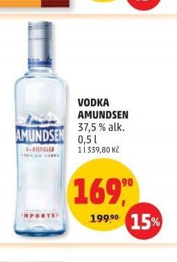 VODKA AMUNDSEN 37,5 % alk. 0,5 l