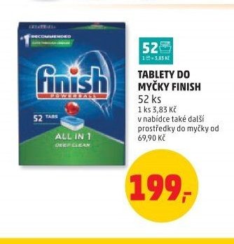 TABLETY DO MYČKY FINISH 52 ks