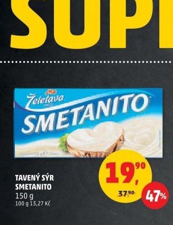 TAVENÝ SÝR SMETANITO 150 g
