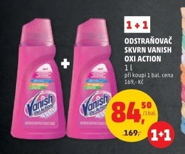ODSTRAŇOVAČ SKVRN VANISH OXI ACTION 1 l