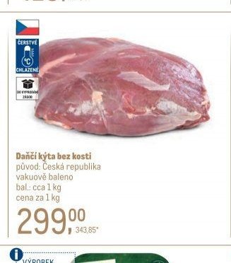 Daňčí kýta bez kosti