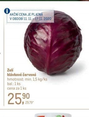 Zelí hlávkové červené