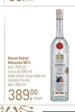 Fleret Pečeť Slivovice 50%