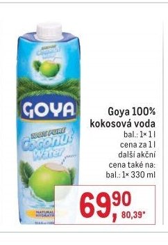 Goya 100% kokosová voda