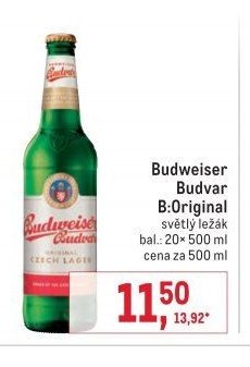 Budweiser Budvar B:Original
