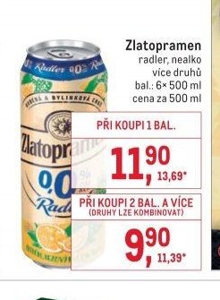Zlatopramen radler