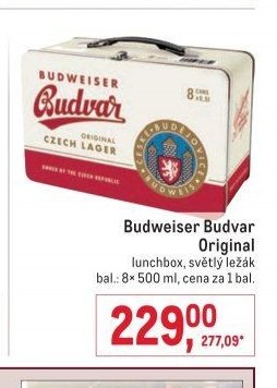 Budweiser Budvar Original lunchbox