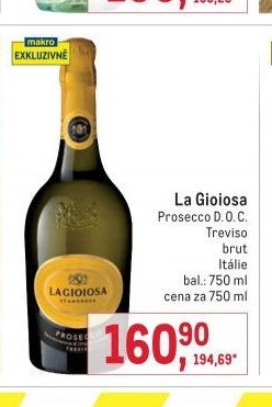 La Gioiosa Prosecco D.O.C.