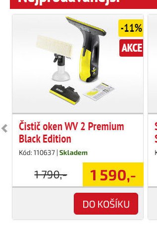 Čistič oken WV 2 Premium Black Edition - UNI HOBBY akcniletaky.com