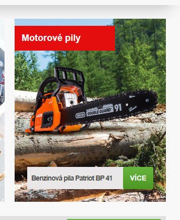Benzinová pila Patriot BP 41 - Mountfield akcniletaky.com