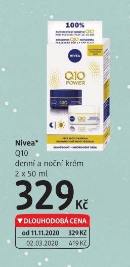 Balení krém denní a noční proti vráskám Q10 Nivea