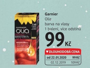 Barva na vlasy Olia Garnier