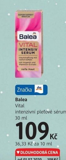 Sérum pleťové Vital Balea
