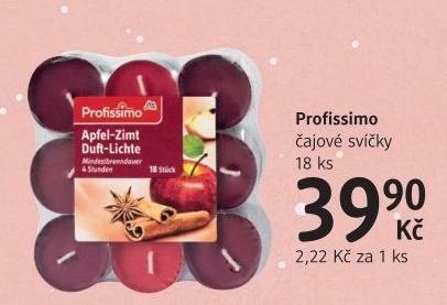 Svíčky čajové vonné Profissimo