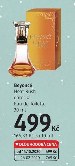 Toaletní voda dámská Heat Rush Beyoncé