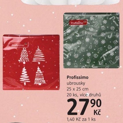 Ubrousky papírové dekorativní Profissimo