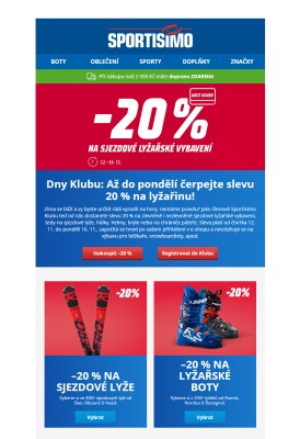 akční leták Sportisimo 12.11.2020-16.11.2020