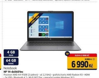 Notebook HP 14-ds0601nc