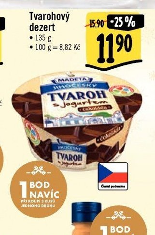 Tvarohový dezert Madeta