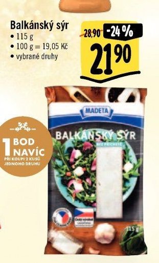Balkánský sýr Madeta