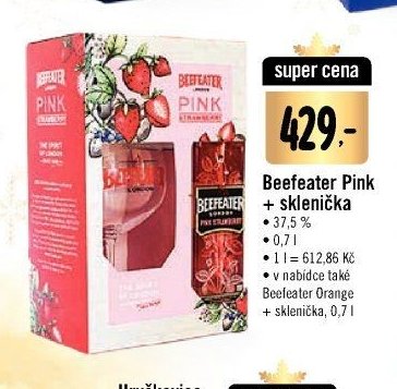 Beefeater Pink + sklenička