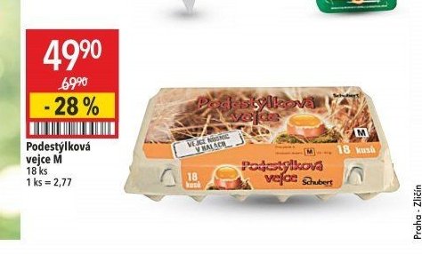 Podestýlková vejce M