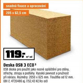 K-boardOSB 3 ECOnebroušené12 mm