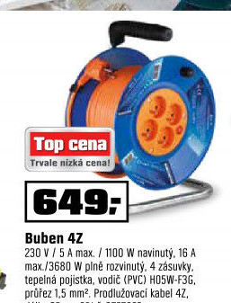 Naviják4Z 25MPVC3x1,5mm