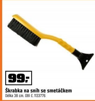 Škrabka sesmetákemna sníh&quot