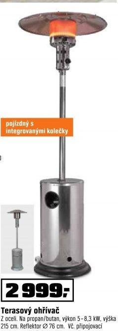 TerasovýzářičBrolly EcoPlus