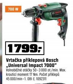 Vrtačka příklepováBosch Uni.Impact7000