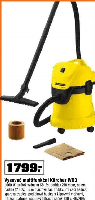 Vysavač multifunkčníKärcherWD 3