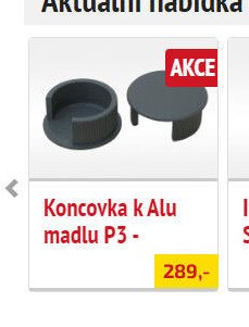 Koncovka k Alu madlu P3 - UNI HOBBY akcniletaky.com