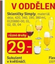 Skleničky Simply - ASKO akcniletaky.com