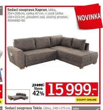Sedací souprava Kaprun - ASKO akcniletaky.com