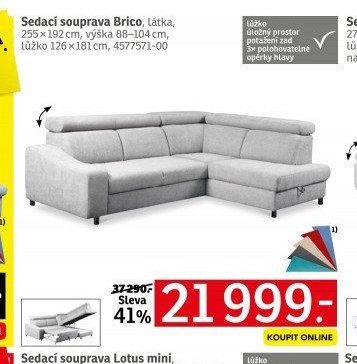 Sedací souprava Brico - ASKO akcniletaky.com