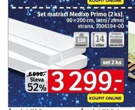 Set matrací Medixo Primo (2 ks), 90x200 cm - ASKO akcniletaky.com
