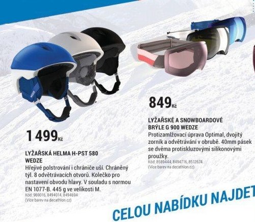 Lyžařská helma H-PST 580 Wedze