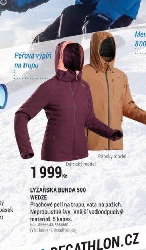 Lyžařská bunda 500 Wedze