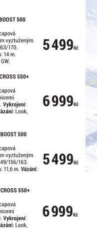 Dámské lyže s vázáním Boost 500 Wedze